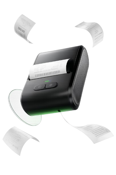 Mini thermal printer for receipts